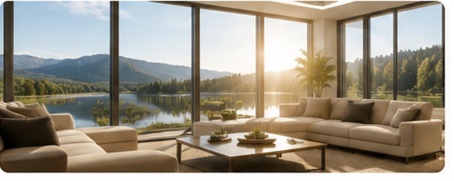 Solar and ceramic film for energy savings